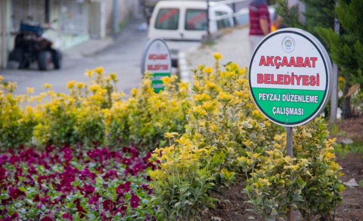 Akçaabat'ta çevre düzenleme çalışmaları