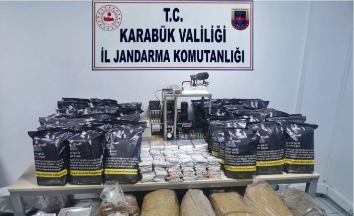 Karabük'te 92 kilogram kaçak tütün ele geçirildi