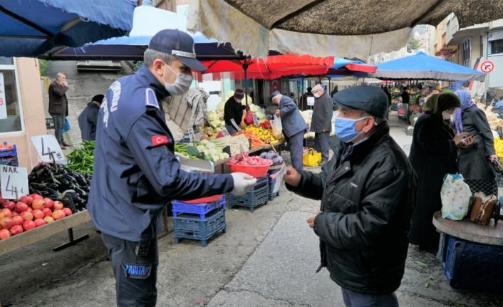 Ordu'da maske, sosyal mesafe ve hijyen denetimleri sürüyor