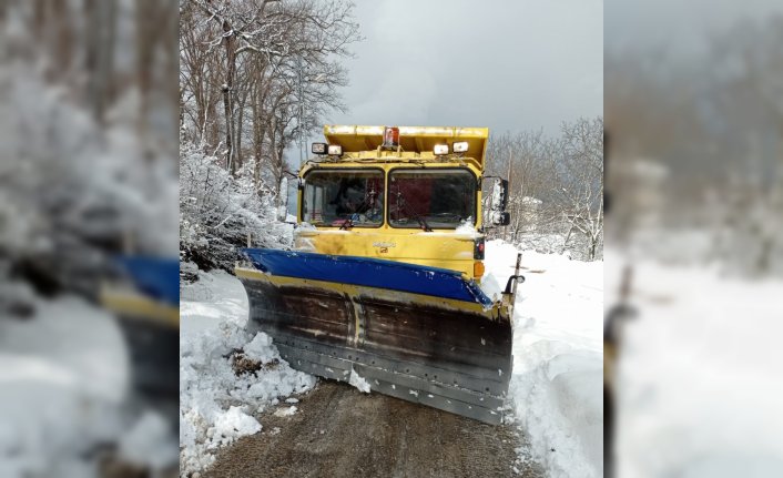 Sinop'ta kar nedeniyle 41 köye ulaşım sağlanamıyor