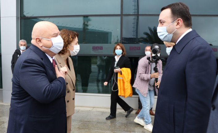 TAV'ın işlettiği Batum Uluslararası Havalimanı'nın yenilenen terminali hizmete açıldı