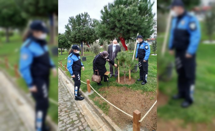 Trabzon'da karekod uygulamalı şehit fidanlığı oluşturuldu