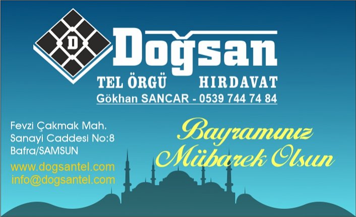 Doğsan Tel Örgü Hırdavat'tan Bayram Mesajı