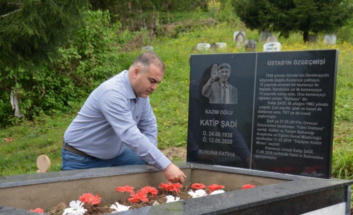 Kemençe üstadı Katip Şadi'nin mezarı yaptırıldı