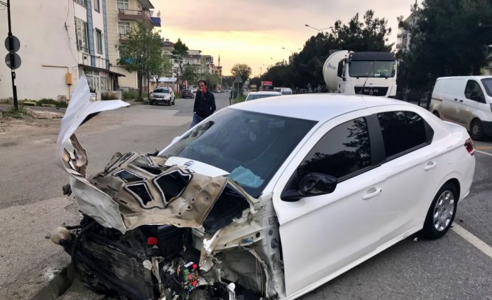 Samsun'da otomobil ile cipin çarpıştığı kazada 1 kişi yaralandı