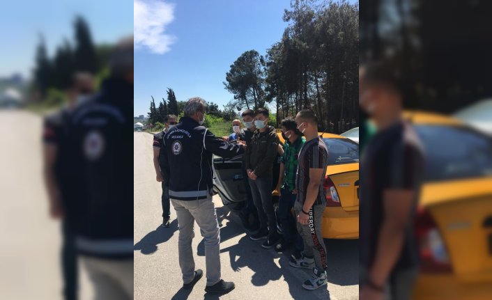 Samsun'da yurda yasa dışı yollarla giren 7 Afgan yakalandı