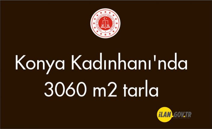 Konya Kadınhanı'nda 3060 m² tarla Satılık