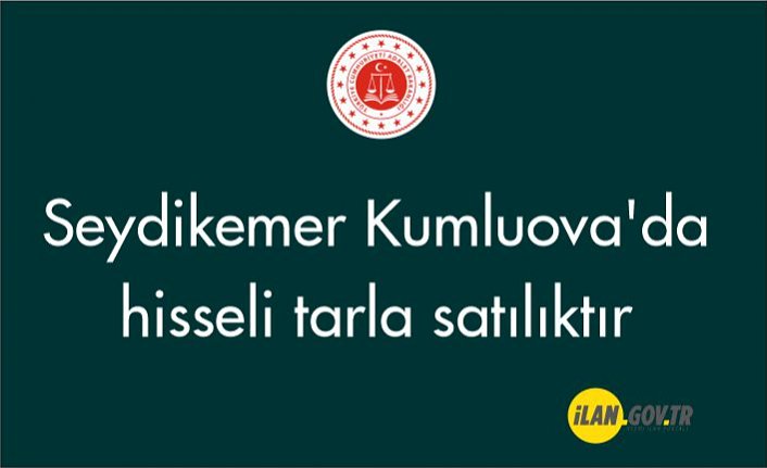 Seydikemer Kumluova'da hisseli tarla satılıktır