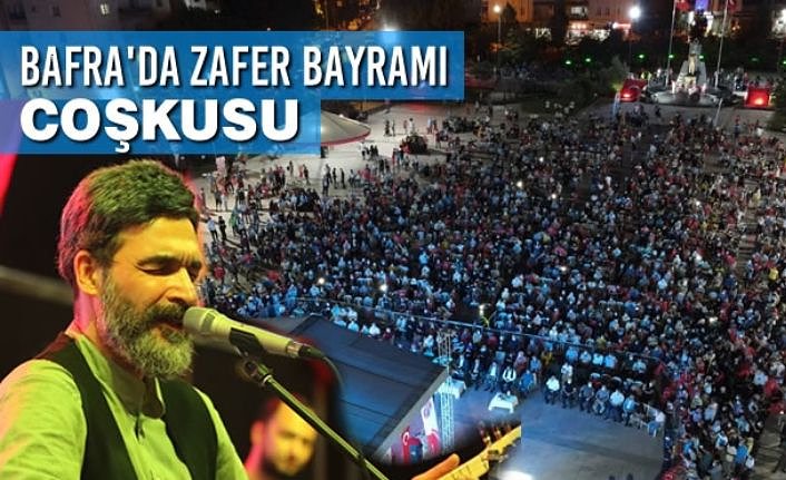 Bafra'da Zafer Bayramı Coşkusu