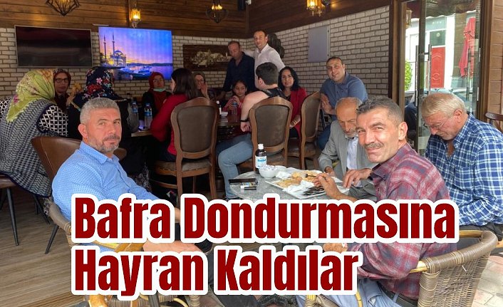 Bafra Dondurmasına Hayran Kaldılar