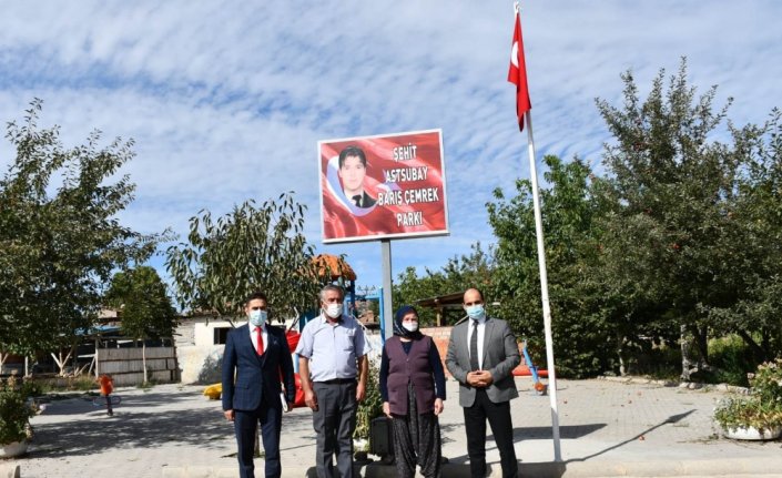 Kaymakam Altınöz'den şehit ailelerine ziyaret