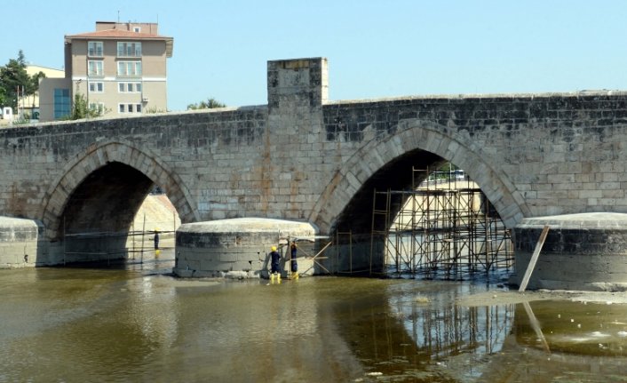 Tokat'ta 771 yıllık Hıdırlık Köprüsü'nde restorasyon çalışması tamamlandı