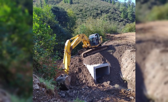 Ordu'da dere yataklarında taşkın riskine karşı önlem alınıyor