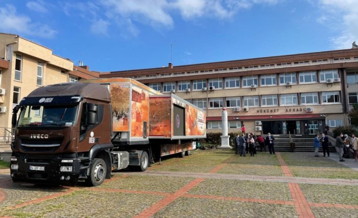 Çanakkale Muharebeleri Mobil Müzesi Sinop'ta ziyarete açıldı