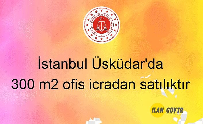 İstanbul Üsküdar'da 300 m² ofis icradan satılıktır