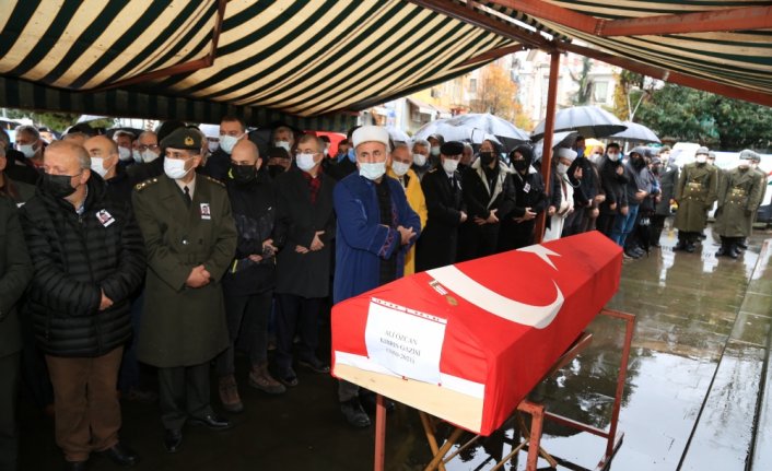 Kıbrıs gazisi Özcan, Artvin'de son yolculuğuna uğurlandı