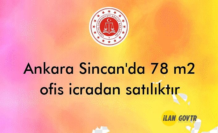 Ankara Sincan'da 78 m² ofis icradan satılıktır