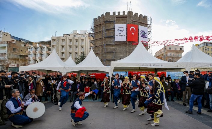 Diyarbakır'da şölende 2 ton hamsi ikram edildi