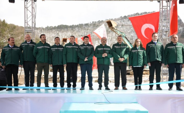 Bartın'daki Bahçecik Yer Altı Barajı törenle hizmete girdi