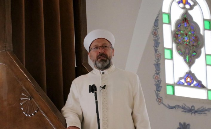 Diyanet İşleri Başkanı Ali Erbaş, Kastamonu'da hutbe irat etti: