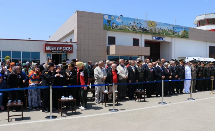 Şehit Piyade Uzman Çavuş İslam Sancak'ın cenazesi Samsun'a getirildi