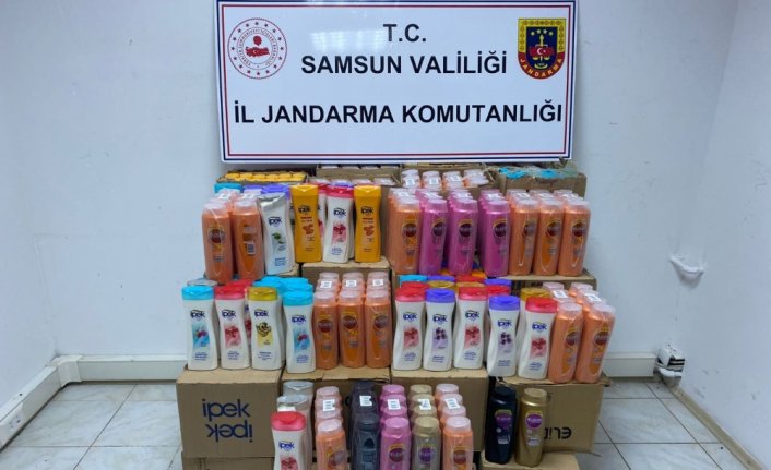 Samsun'da 874 sahte şampuan ve saç kremi ele geçirildi