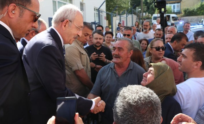 CHP Genel Başkanı Kılıçdaroğlu, Havza'daki Atatürk Evi'ni ziyaret etti: