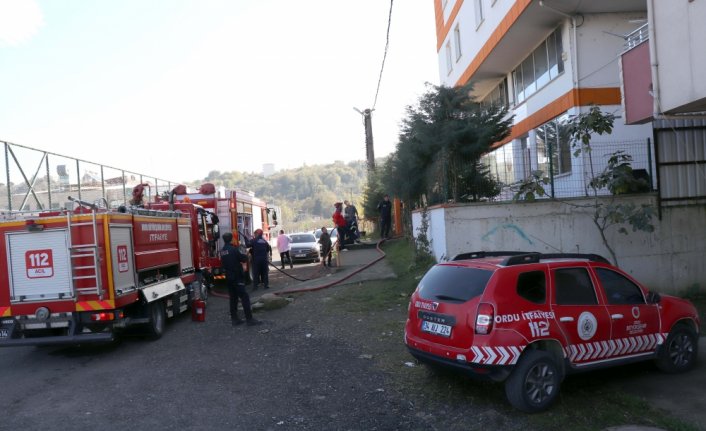 Ordu'da lise kantininde çıkan yangın söndürüldü