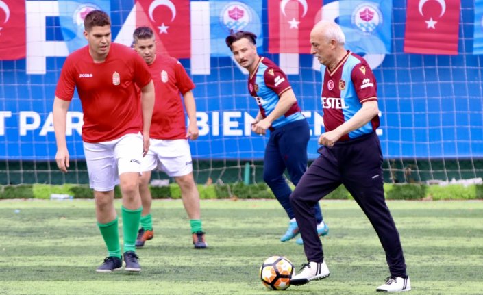 Trabzon'da Türkiye-Macaristan dostluk maçı oynandı