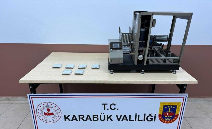 Karabük'te 120 makaron ele geçirildi