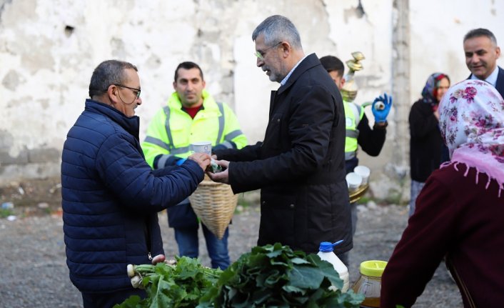 Ordu'da esnaf ve vatandaşlara çorba ikramı