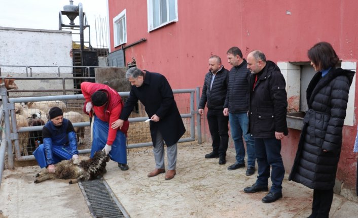 Samsun'dan deprem bölgesine et yardımı