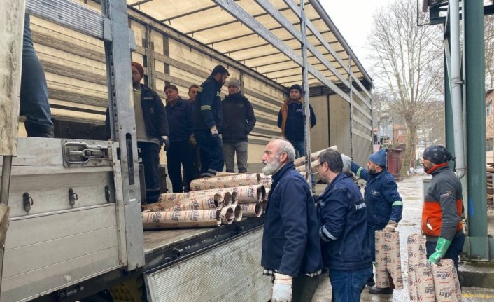 Zonguldaklı madenciler yaptıkları 512 sobayı deprem bölgesine gönderdi