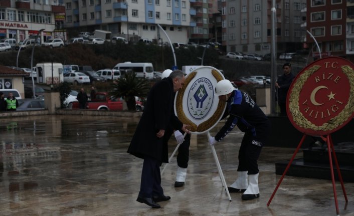 Rize'nin düşman işgalinden kurtuluşunun 105'inci yıl dönümü kutlandı