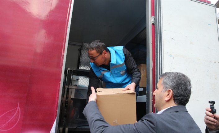 Tokat'ta bağışlanan 723 hayvanın eti Adıyaman Gölbaşı'na gönderildi