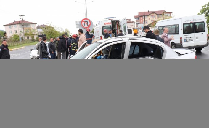 Ordu'da trafik kazasında 2 kişi yaralandı