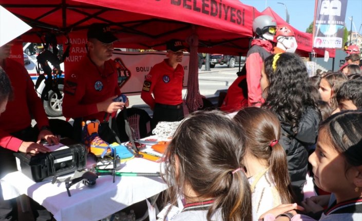 Bolu'da afet eğitimi “meydan“a taşındı