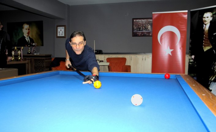 Sinop'ta Valilik Kupası 3 Bant Bilardo Turnuvası sona erdi