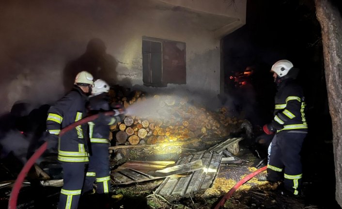 Tokat'ta müstakil evde çıkan yangın söndürüldü