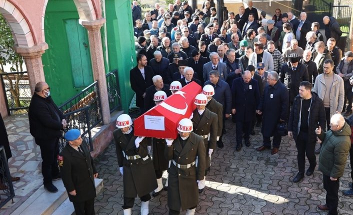 Kıbrıs gazisi Rahmi Günaydın, Giresun'da son yolculuğuna uğurlandı