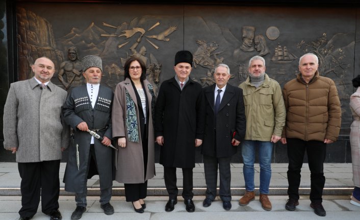 Düzce'de Kafkas Anıt Rölyefi açıldı