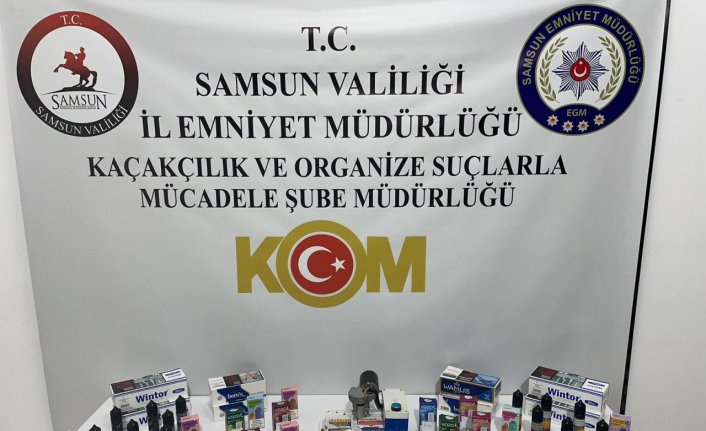 Samsun'da kaçakçılık operasyonunda 2 zanlı yakalandı