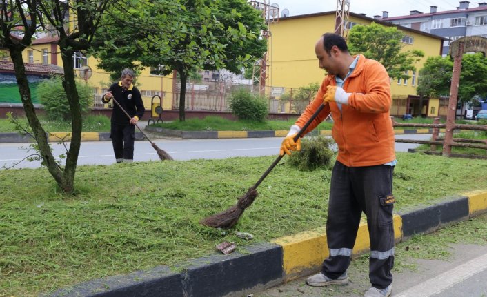 Arhavi'de çevre düzenleme çalışmaları devam ediyor