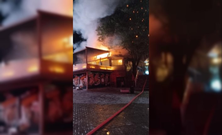 Bolu Dağı'nda dinlenme tesisinde çıkan yangın söndürüldü