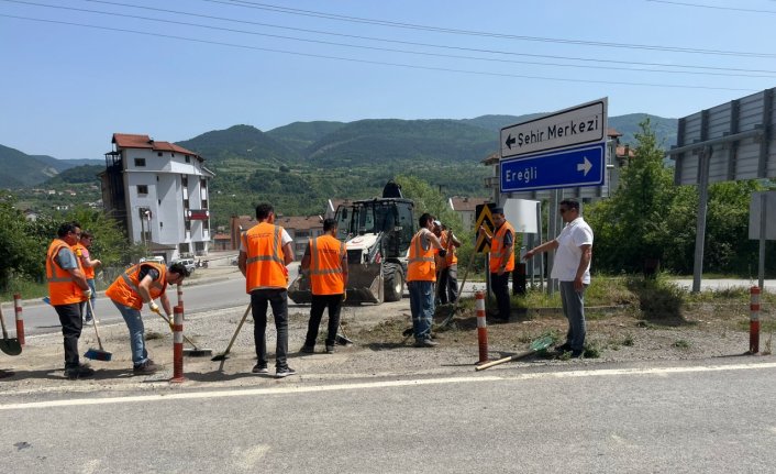 Devrek'te çevre temizliği çalışmaları sürüyor