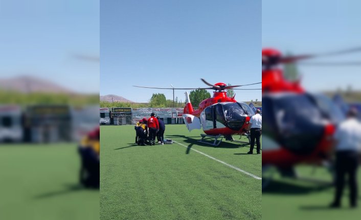 Gümüşhane'de kolunu makineye kaptıran işçi ağır yaralandı