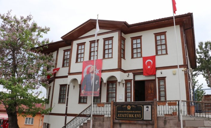 Havza Atatürk Evi'nde ziyaretçi yoğunluğu