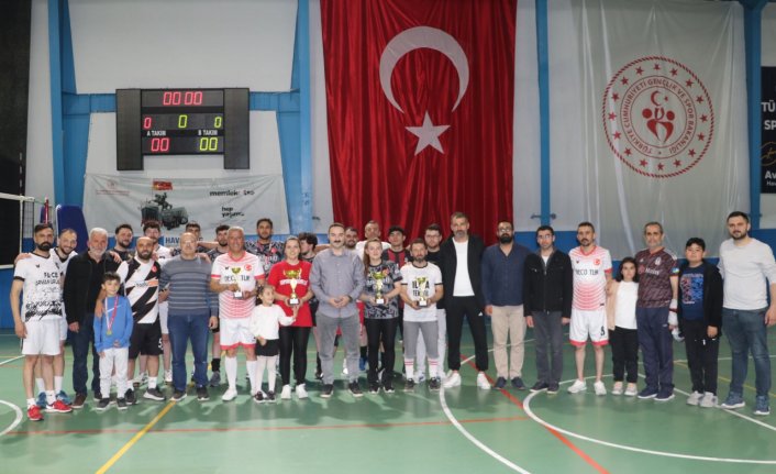 Havza'da Voleybol Halk Turnuvası sona erdi