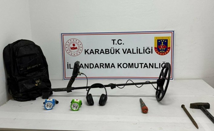 Karabük'te kaçak kazı ve uyuşturucu operasyonlarında 3 şüpheli yakalandı