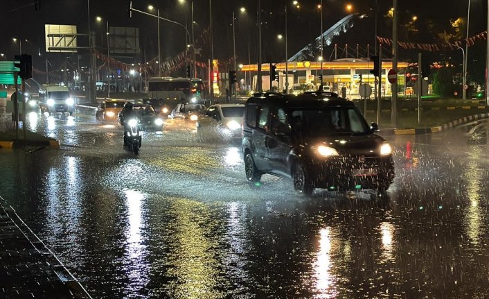 Karabük'te sağanak etkili oldu